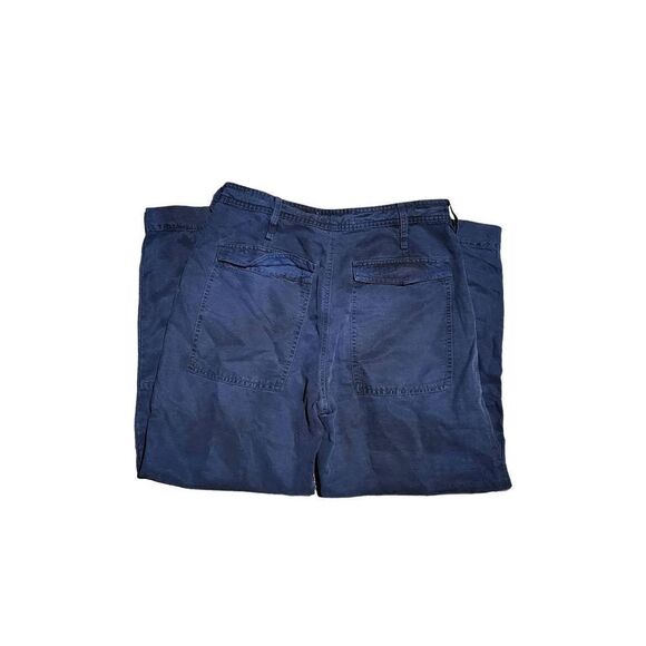 Anthropologie Audra Utility Pants Linen Lyocell Blue Women's 26 - Picture 4 of 5